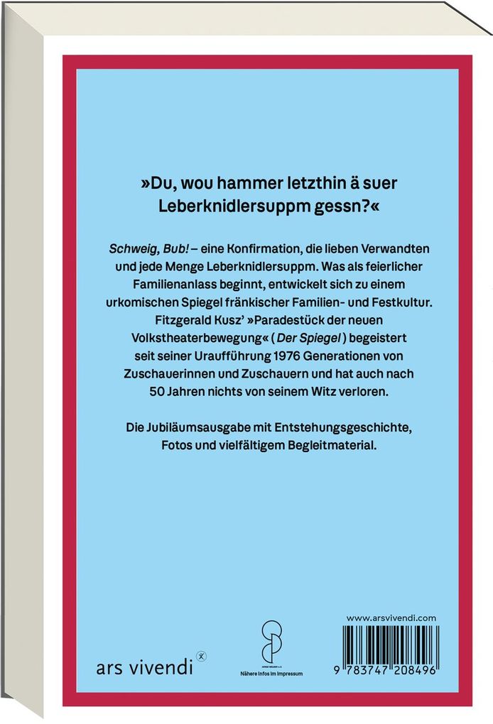 Weitere Ansicht: Schweig, Bub! | Fitzgerald Kusz