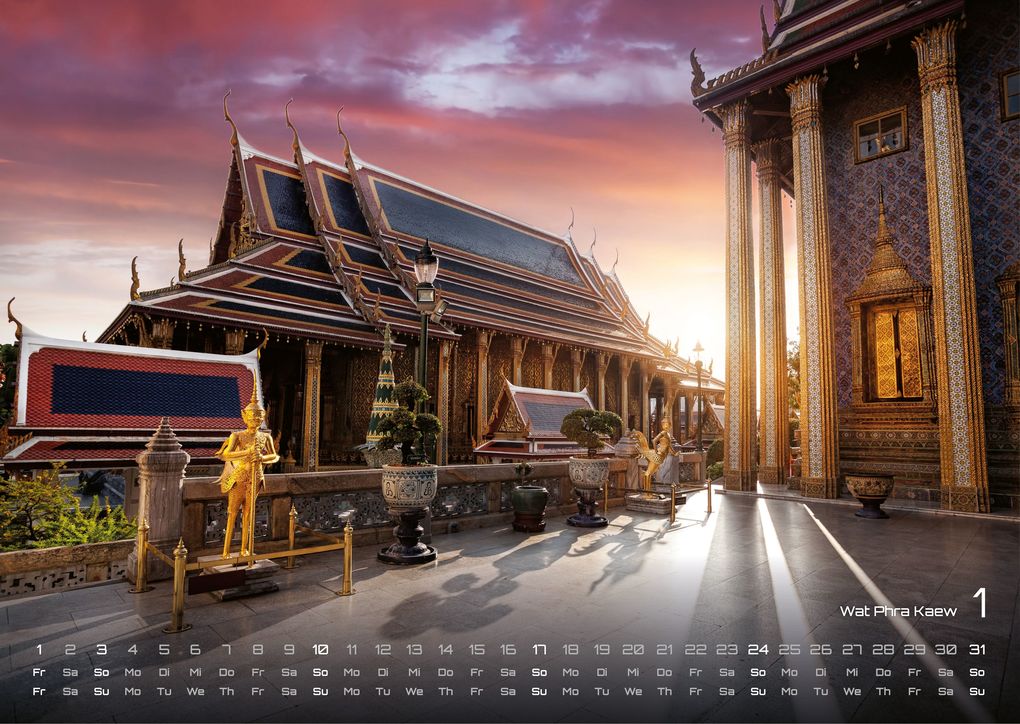 Weitere Ansicht: Thailand - Land of Smiles - 2027 - Kalender DIN A3