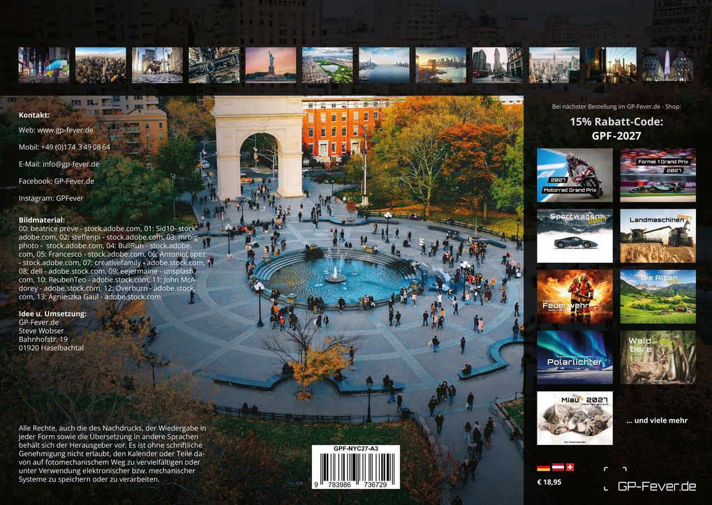 Weitere Ansicht: New York - die Stadt, die niemals schläft - 2027 - Kalender DIN A3
