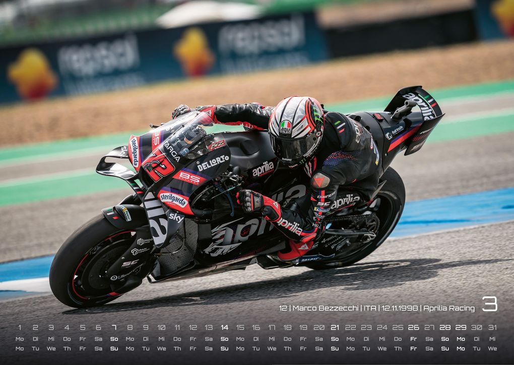 Weitere Ansicht: Motorrad Grand Prix 2027 - Kalender | MotoGP DIN A3