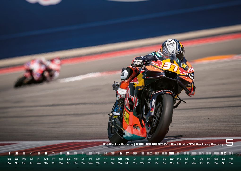 Weitere Ansicht: Motorrad Grand Prix 2027 - Kalender | MotoGP DIN A3