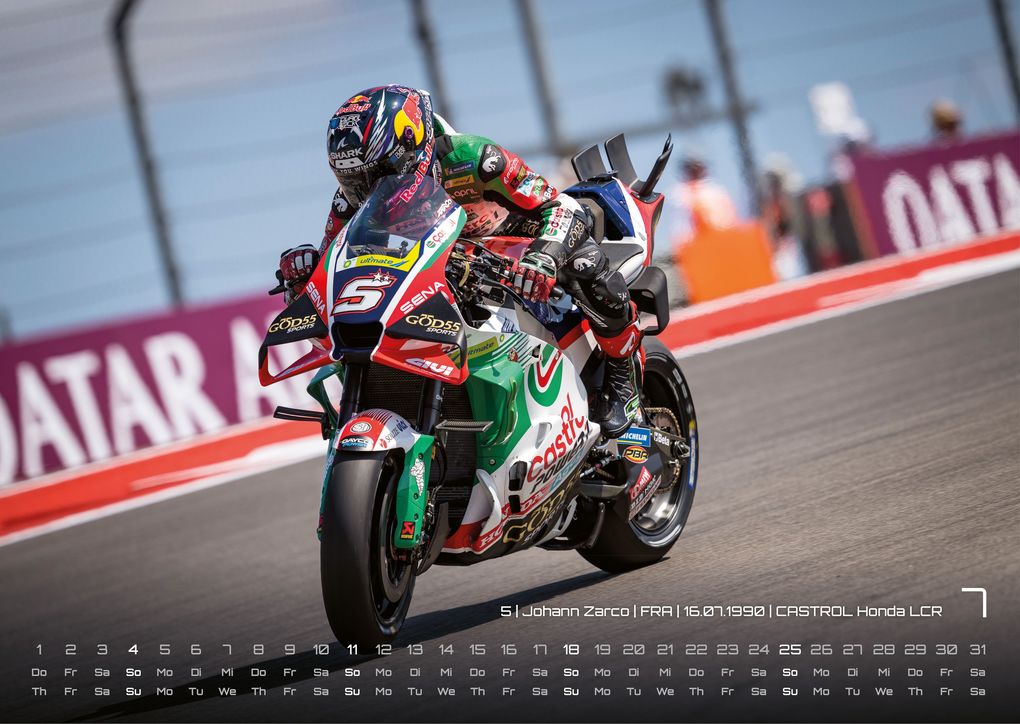 Weitere Ansicht: Motorrad Grand Prix 2027 - Kalender | MotoGP DIN A3