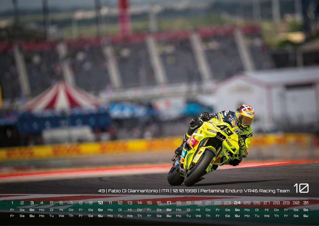 Weitere Ansicht: Motorrad Grand Prix 2027 - Kalender | MotoGP DIN A3