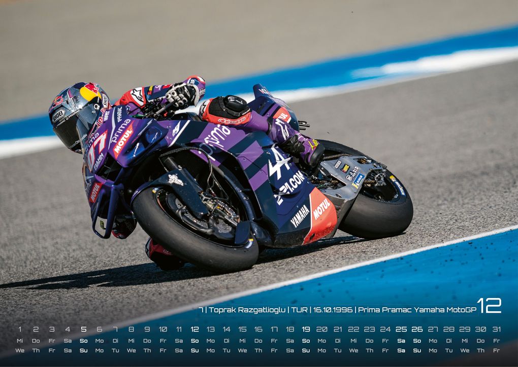 Weitere Ansicht: Motorrad Grand Prix 2027 - Kalender | MotoGP DIN A3