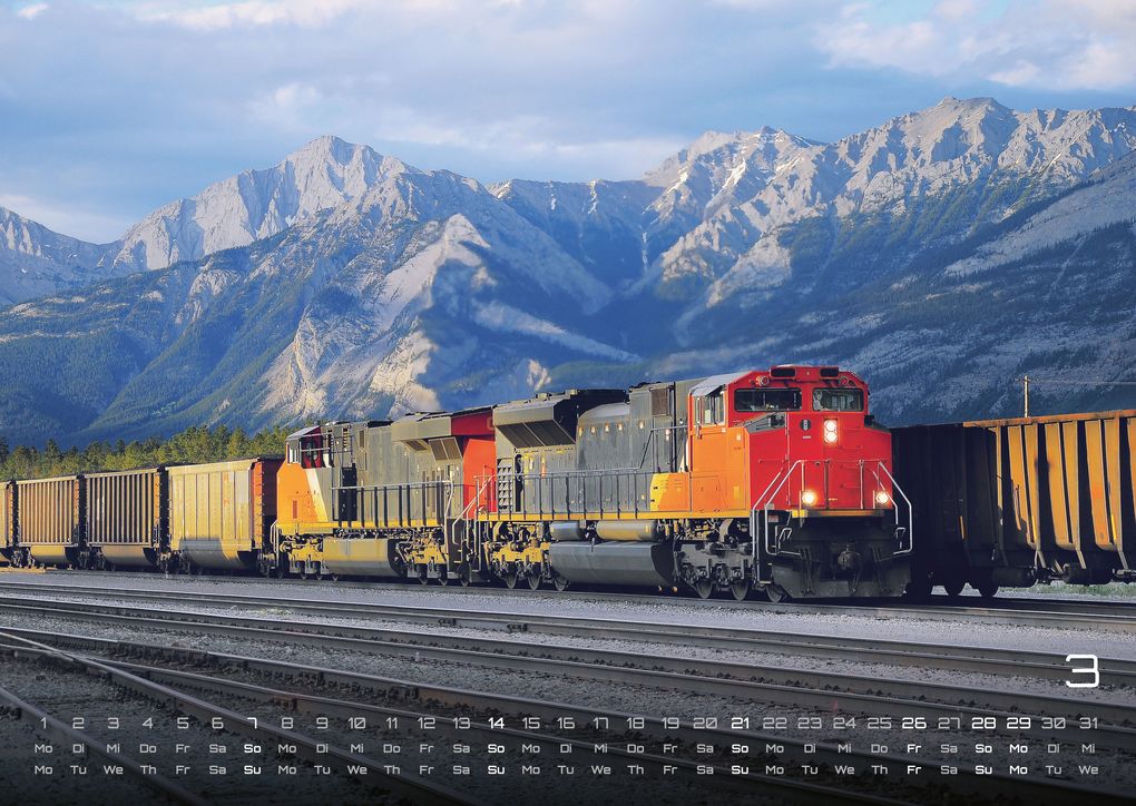 Weitere Ansicht: Eisenbahn - faszinierende Bahnwelt - 2027 - Kalender DIN A3