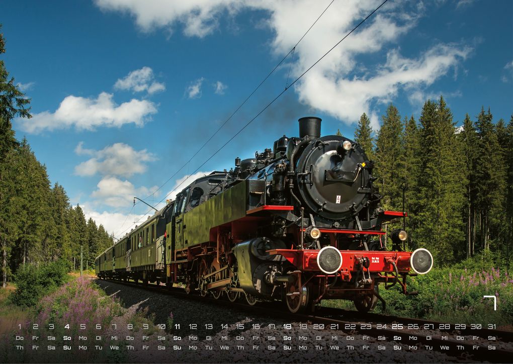 Weitere Ansicht: Eisenbahn - faszinierende Bahnwelt - 2027 - Kalender DIN A3