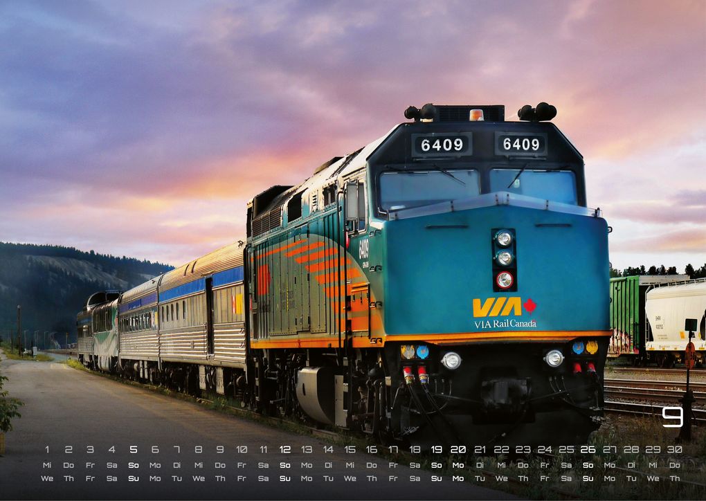 Weitere Ansicht: Eisenbahn - faszinierende Bahnwelt - 2027 - Kalender DIN A3