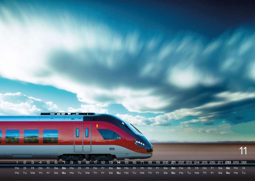 Weitere Ansicht: Eisenbahn - faszinierende Bahnwelt - 2027 - Kalender DIN A3