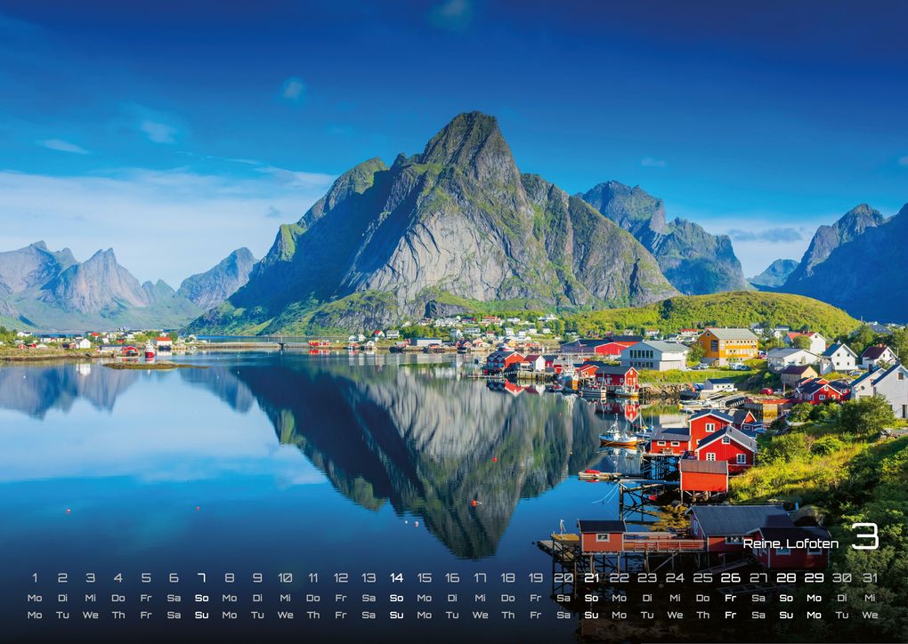 Weitere Ansicht: Norwegen - Im Land der Fjorde - 2027 - Kalender DIN A3