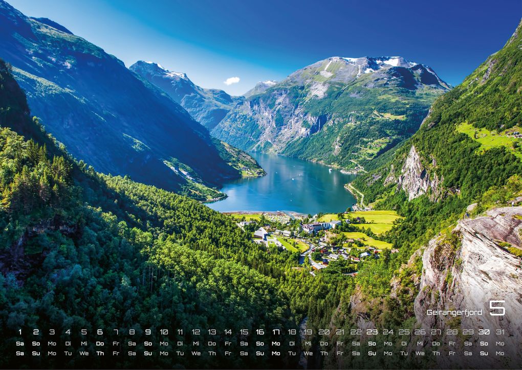 Weitere Ansicht: Norwegen - Im Land der Fjorde - 2027 - Kalender DIN A3