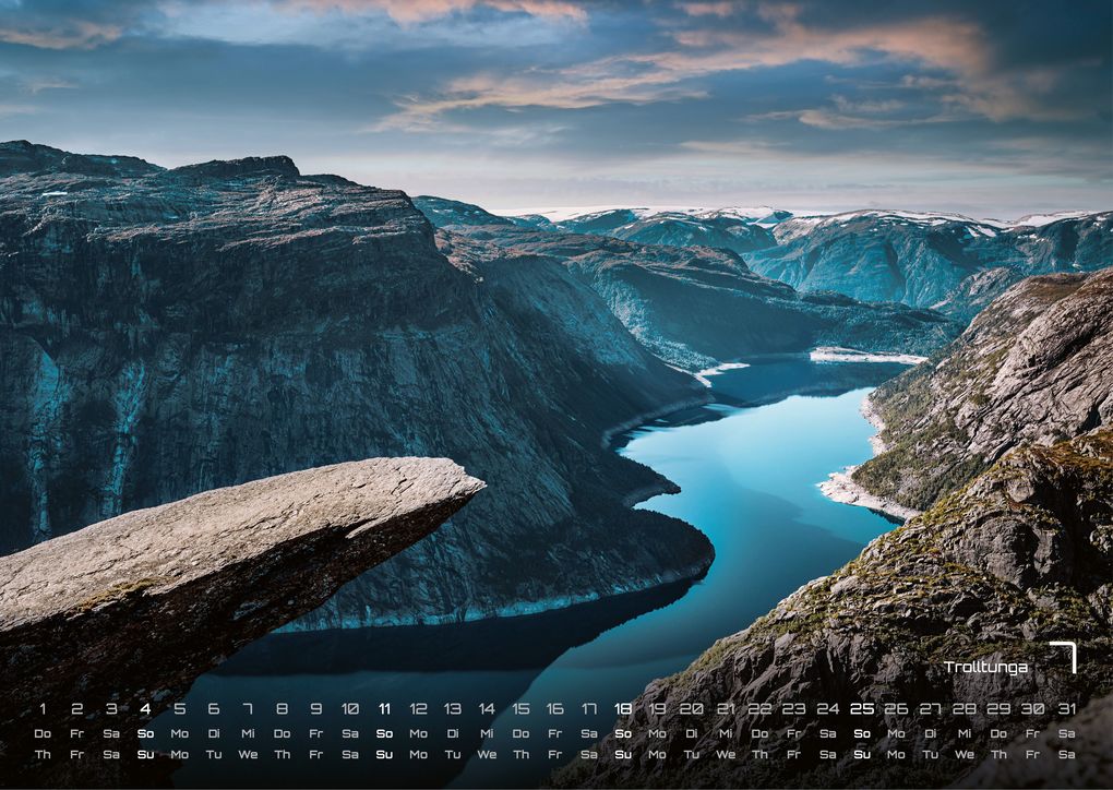 Weitere Ansicht: Norwegen - Im Land der Fjorde - 2027 - Kalender DIN A3