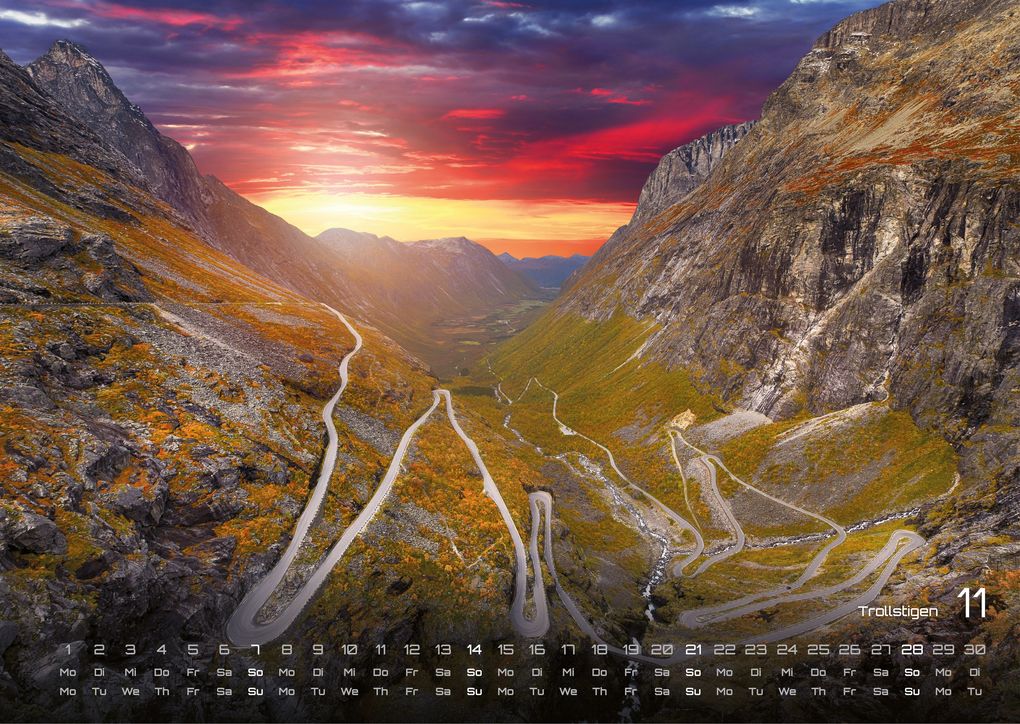 Weitere Ansicht: Norwegen - Im Land der Fjorde - 2027 - Kalender DIN A3
