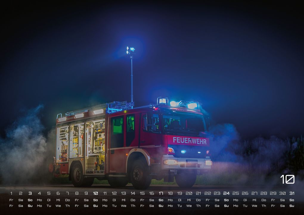 Weitere Ansicht: FIREFIGHTER - Retter in der Not - Feuerwehr - 2027 - Kalender DIN A2
