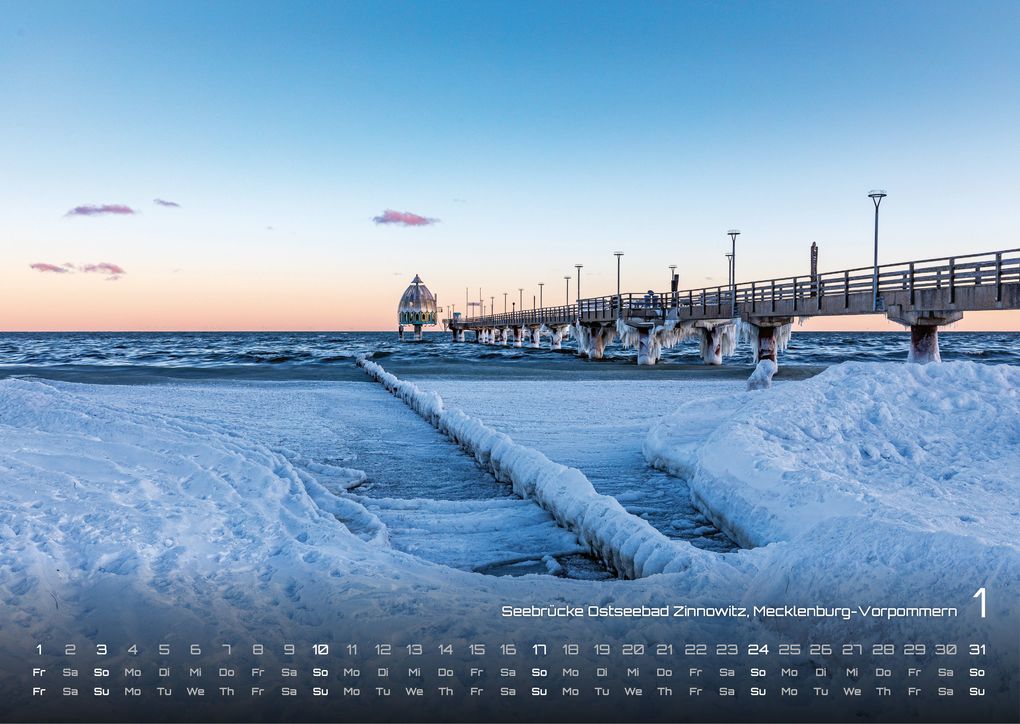 Weitere Ansicht: Deutschland - eine Reise zu bezaubernden Landschaften und Sehenswürdigkeiten - 2027 - Kalender DIN A3