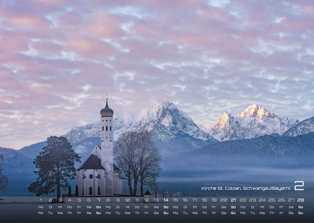 Weitere Ansicht: Deutschland - eine Reise zu bezaubernden Landschaften und Sehenswürdigkeiten - 2027 - Kalender DIN A3
