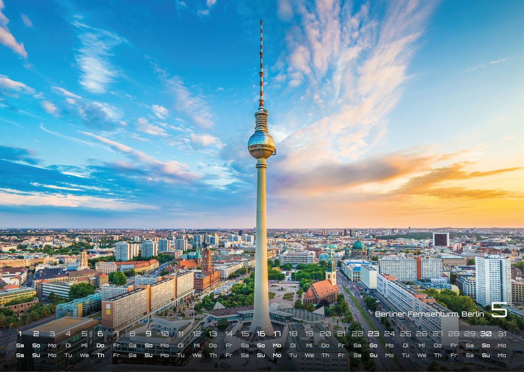Weitere Ansicht: Deutschland - eine Reise zu bezaubernden Landschaften und Sehenswürdigkeiten - 2027 - Kalender DIN A3
