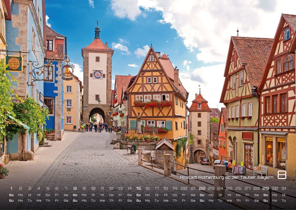 Weitere Ansicht: Deutschland - eine Reise zu bezaubernden Landschaften und Sehenswürdigkeiten - 2027 - Kalender DIN A3