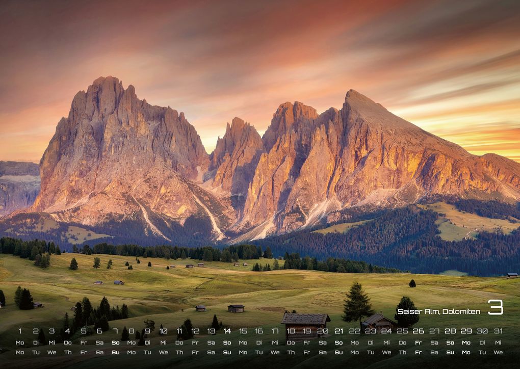 Weitere Ansicht: Südtirol - eine Reise durch bezaubernde Landschaften - 2027 - Kalender DIN A3