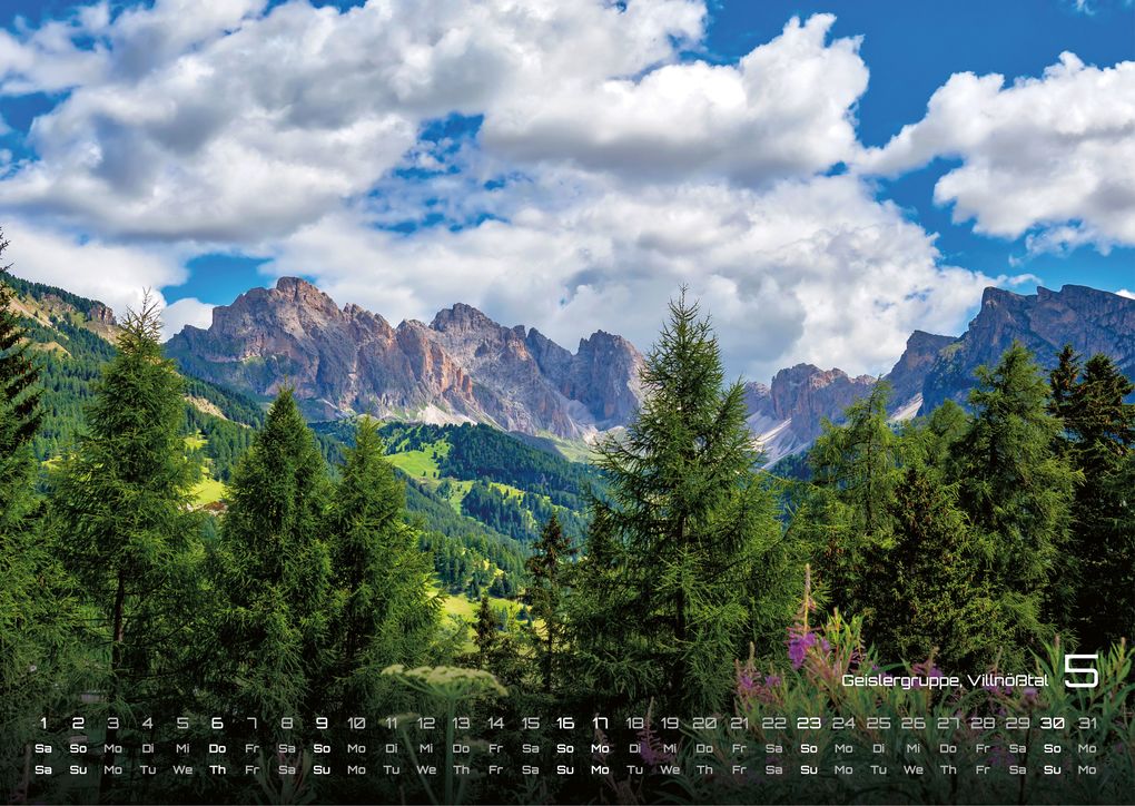 Weitere Ansicht: Südtirol - eine Reise durch bezaubernde Landschaften - 2027 - Kalender DIN A3