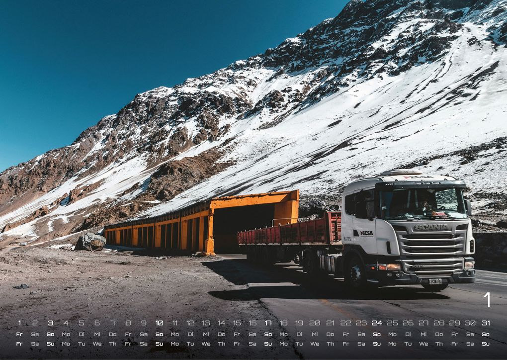 Weitere Ansicht: Trucks - Könige der Straße - LKW - 2027 - Kalender DIN A3