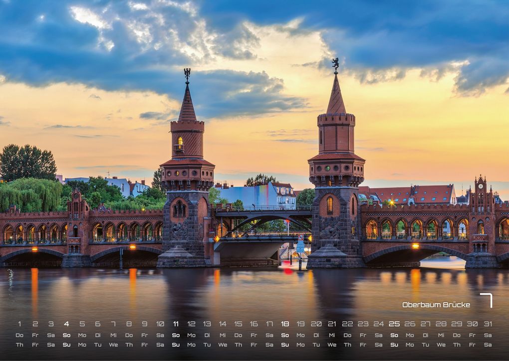 Weitere Ansicht: Berlin - Zwischen Spree und Skyline - 2027 - Kalender DIN A3