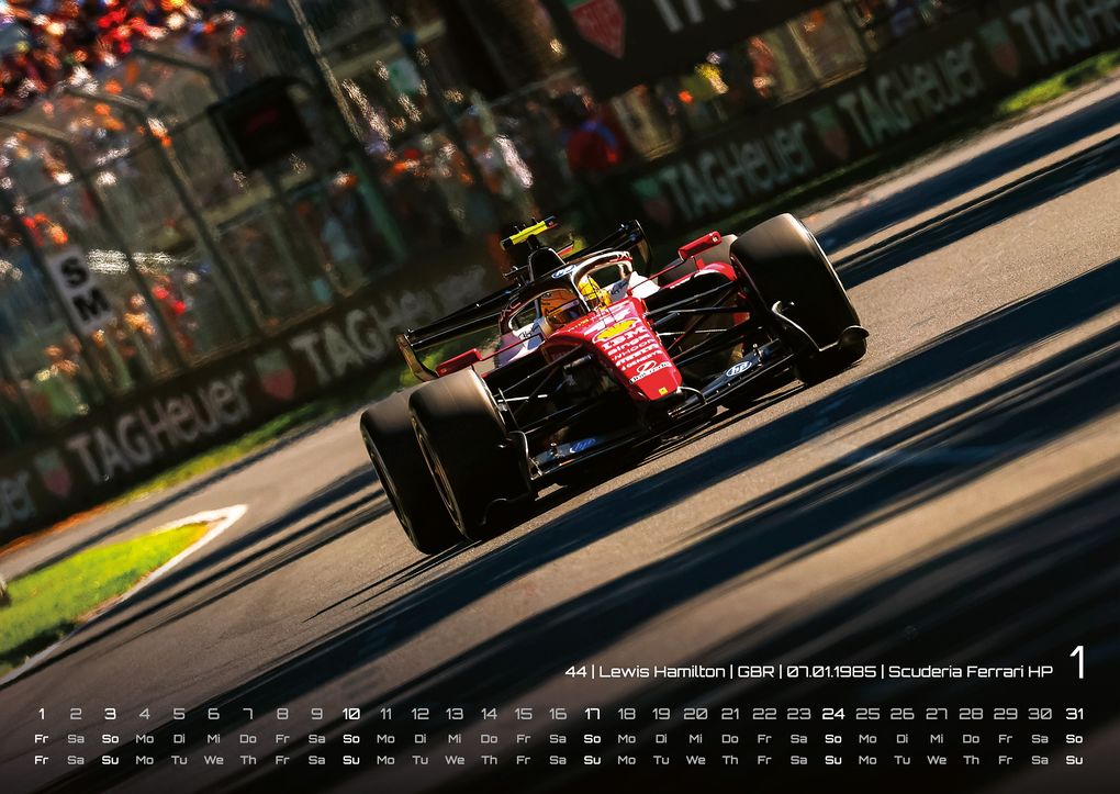 Weitere Ansicht: Formel 1 - Grand Prix - 2027 - F1 Kalender DIN A2
