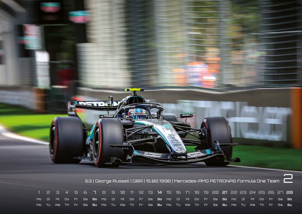 Weitere Ansicht: Formel 1 - Grand Prix - 2027 - F1 Kalender DIN A2