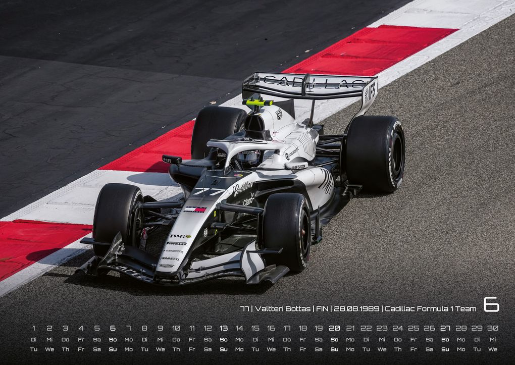 Weitere Ansicht: Formel 1 - Grand Prix - 2027 - F1 Kalender DIN A2