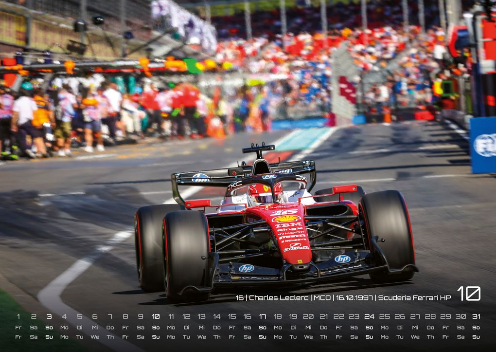 Weitere Ansicht: Formel 1 - Grand Prix - 2027 - F1 Kalender DIN A2