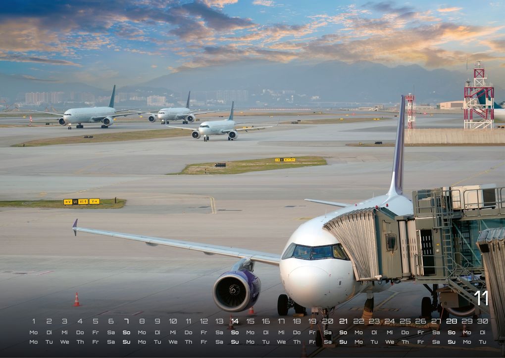 Weitere Ansicht: Planes - Über den Wolken - Flugzeuge - 2027 - Kalender DIN A3