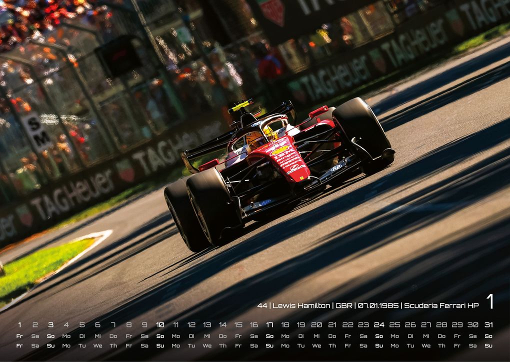 Weitere Ansicht: Formel 1 - Grand Prix - 2027 - F1 Kalender DIN A3