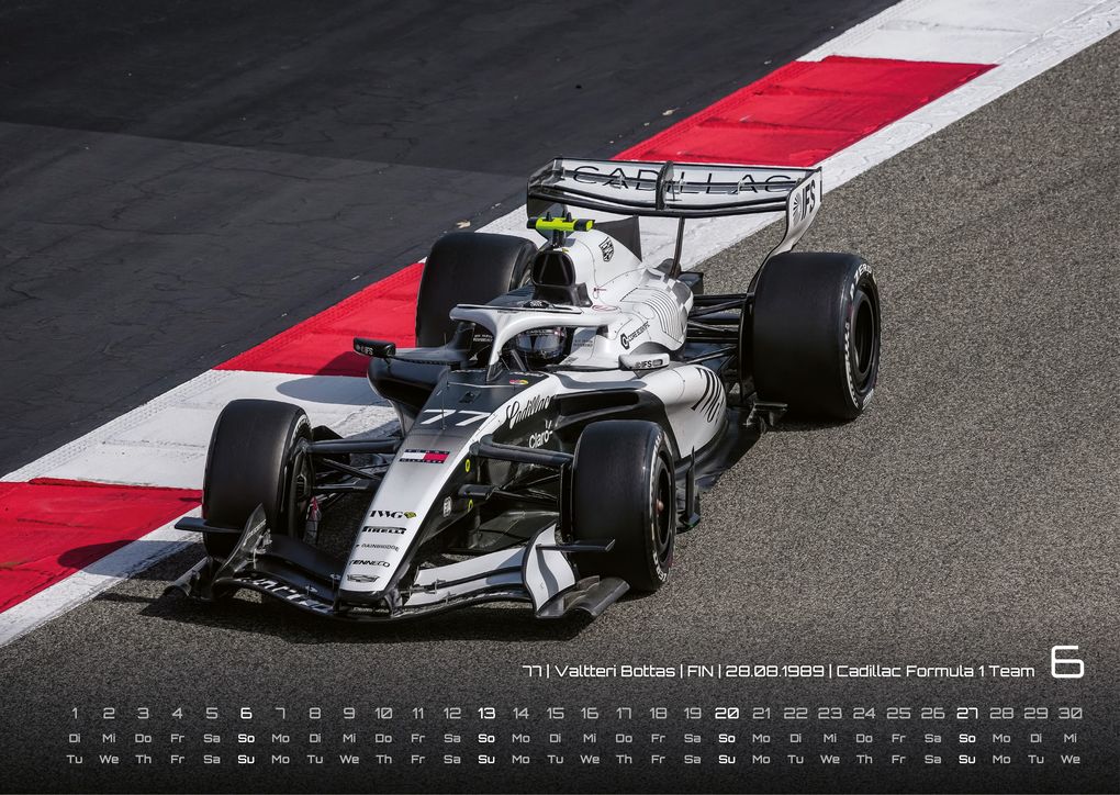 Weitere Ansicht: Formel 1 - Grand Prix - 2027 - F1 Kalender DIN A3