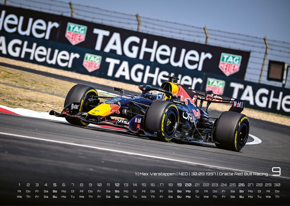 Weitere Ansicht: Formel 1 - Grand Prix - 2027 - F1 Kalender DIN A3
