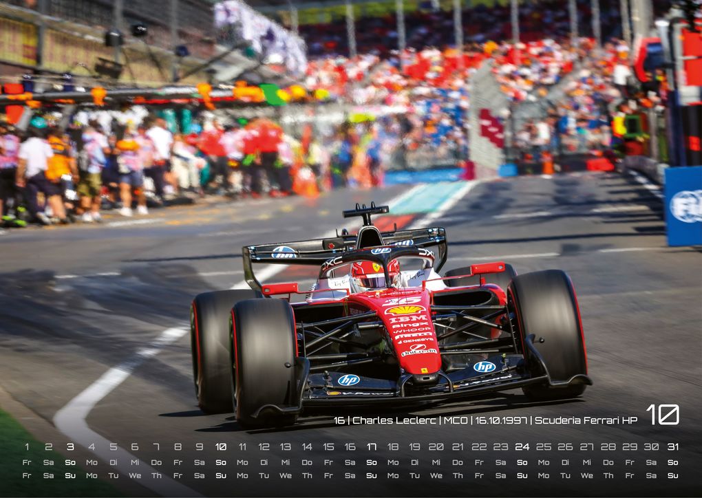Weitere Ansicht: Formel 1 - Grand Prix - 2027 - F1 Kalender DIN A3
