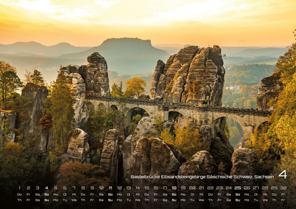 Weitere Ansicht: Deutschland - eine Reise zu bezaubernden Landschaften und Sehenswürdigkeiten - 2027 - Kalender DIN A2