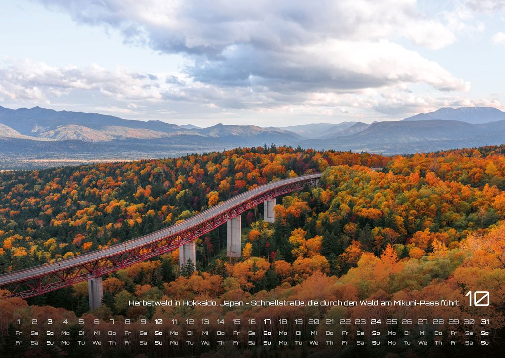 Weitere Ansicht: Japan - Im Land der aufgehenden Sonne - 2027 - Kalender DIN A2