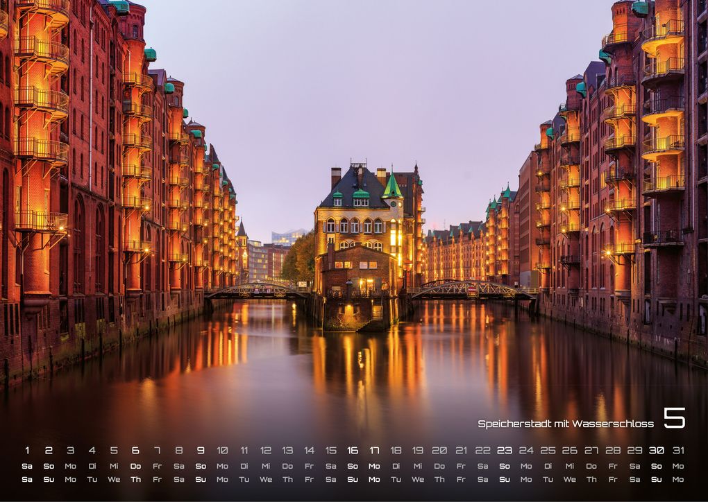 Weitere Ansicht: Hamburg - Zwischen Speicherstadt und Alster - 2027 - Kalender DIN A3