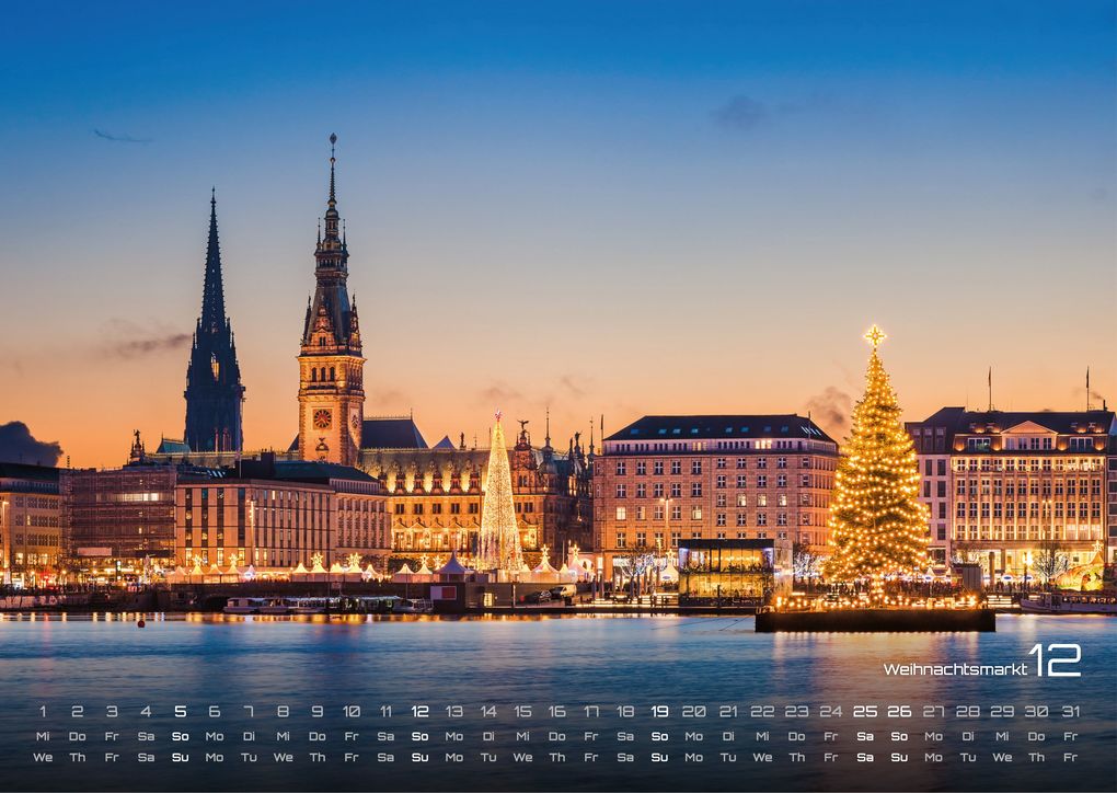 Weitere Ansicht: Hamburg - Zwischen Speicherstadt und Alster - 2027 - Kalender DIN A3