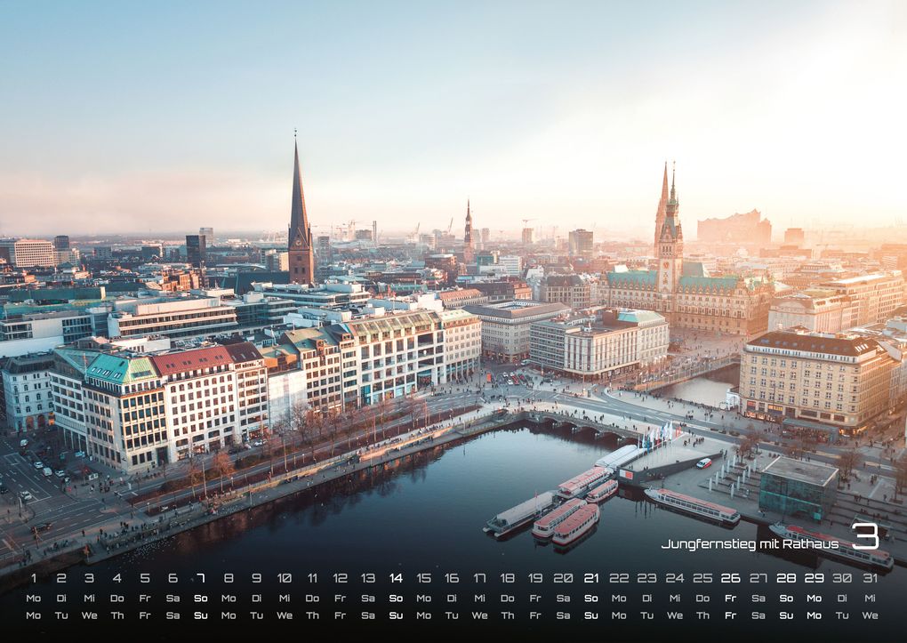 Weitere Ansicht: Hamburg - Zwischen Speicherstadt und Alster - 2027 - Kalender DIN A2
