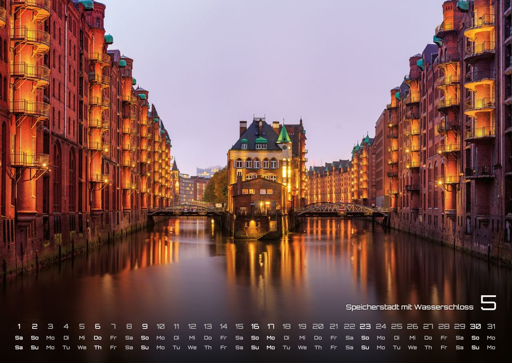 Weitere Ansicht: Hamburg - Zwischen Speicherstadt und Alster - 2027 - Kalender DIN A2