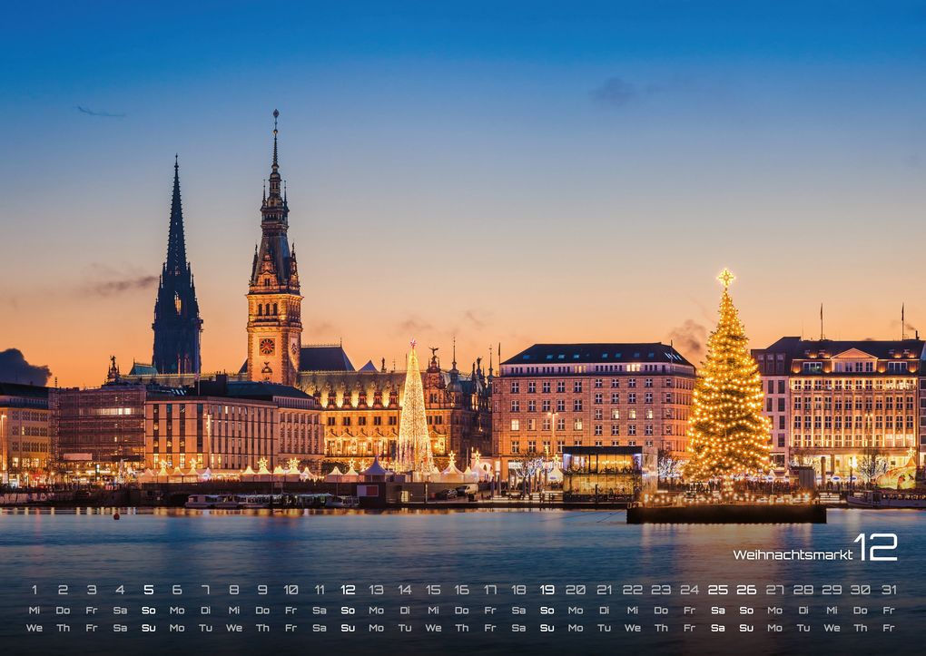 Weitere Ansicht: Hamburg - Zwischen Speicherstadt und Alster - 2027 - Kalender DIN A2