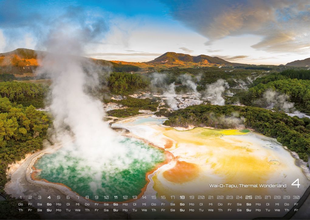 Weitere Ansicht: Neuseeland - Das Land der langen weißen Wolke - 2027 - Kalender DIN A3