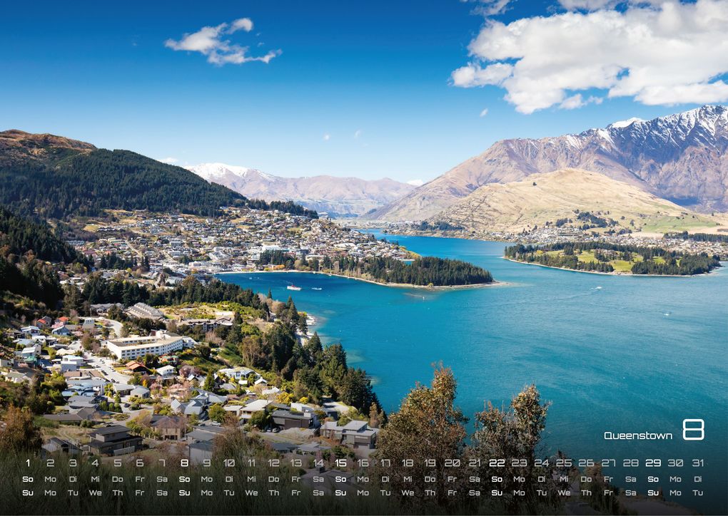 Weitere Ansicht: Neuseeland - Das Land der langen weißen Wolke - 2027 - Kalender DIN A3