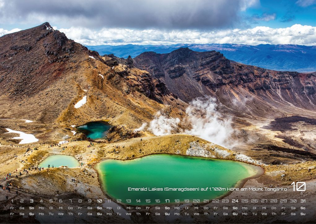 Weitere Ansicht: Neuseeland - Das Land der langen weißen Wolke - 2027 - Kalender DIN A3