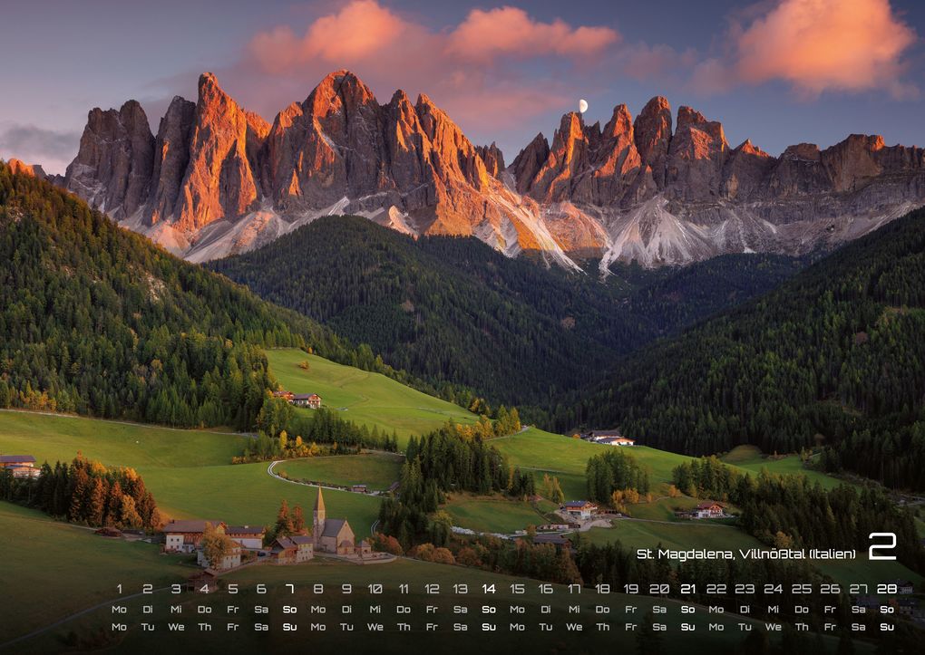 Weitere Ansicht: Die Alpen - dem Himmel so nah - 2027 - Kalender DIN A2