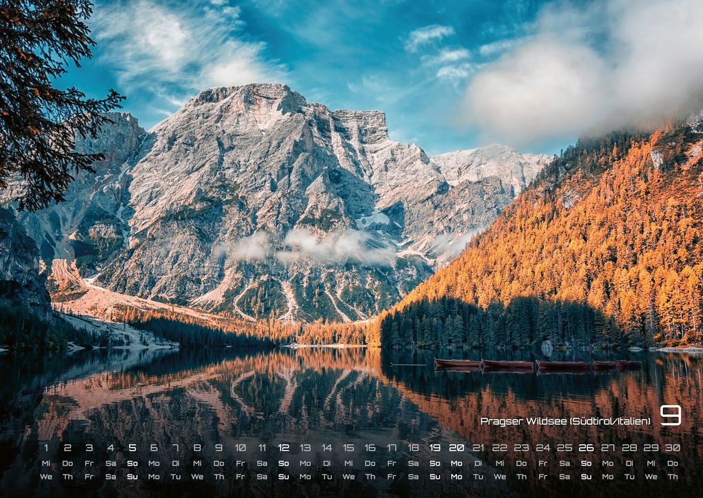 Weitere Ansicht: Die Alpen - dem Himmel so nah - 2027 - Kalender DIN A2