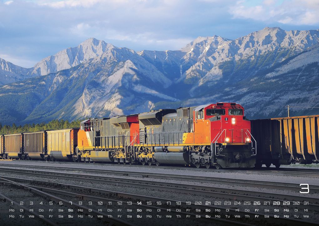 Weitere Ansicht: Eisenbahn - faszinierende Bahnwelt - 2027 - Kalender DIN A2