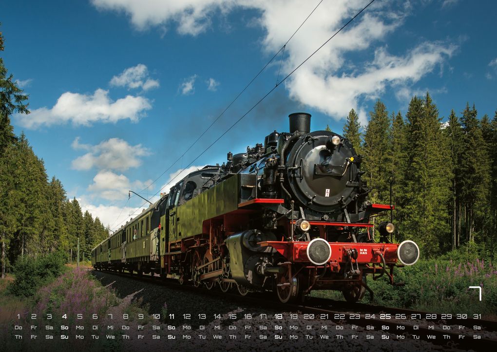 Weitere Ansicht: Eisenbahn - faszinierende Bahnwelt - 2027 - Kalender DIN A2