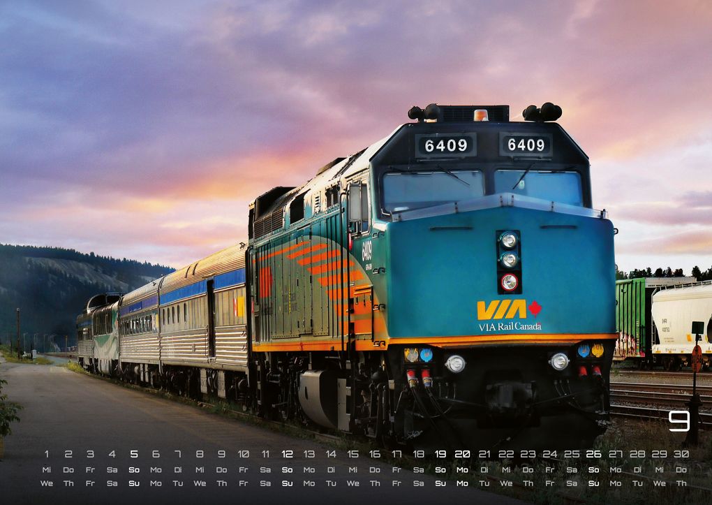 Weitere Ansicht: Eisenbahn - faszinierende Bahnwelt - 2027 - Kalender DIN A2