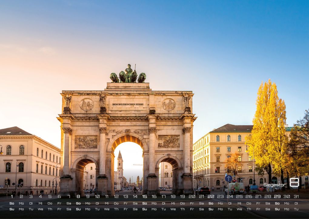 Weitere Ansicht: München - Zwischen Alpenblick und Altstadtflair - 2027 - Kalender DIN A3